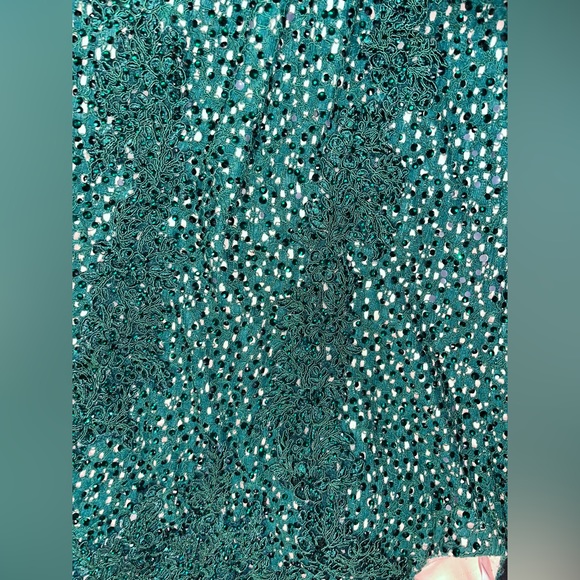 LARA Lace & Beaded Emerald Evening Gown NEW - Picture 14 of 16